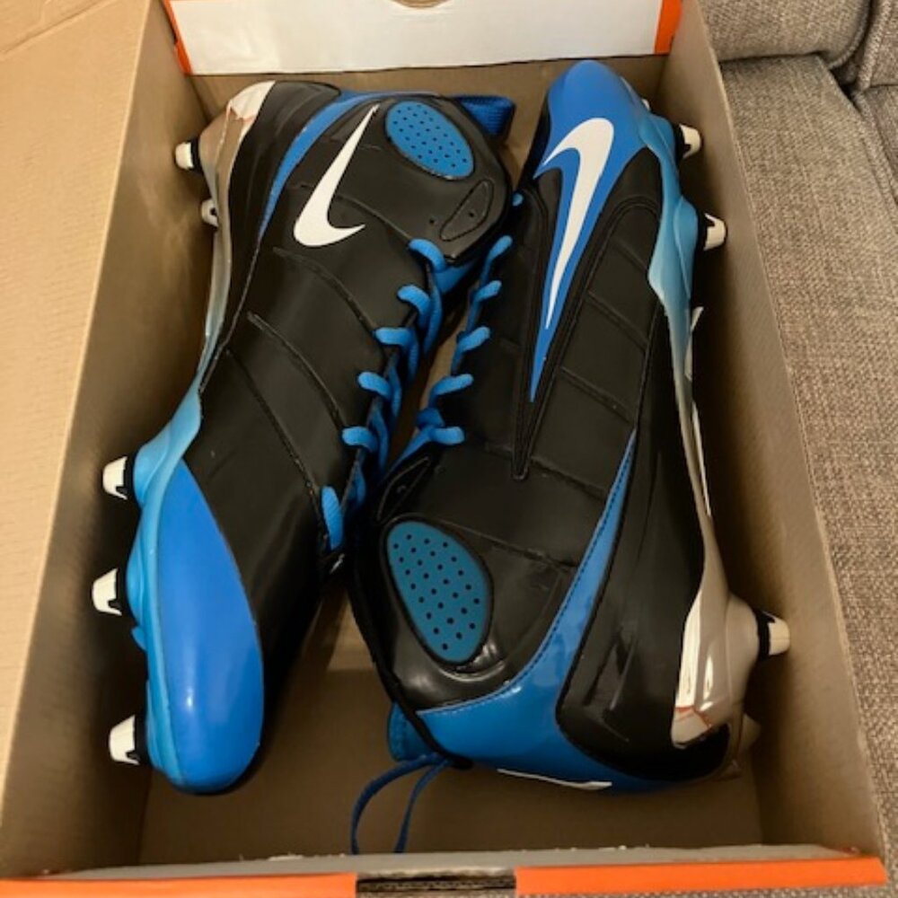 NIB NFL Carolina Panthers Nike Football Cleats Men's 12 - Player Exclusive Pair